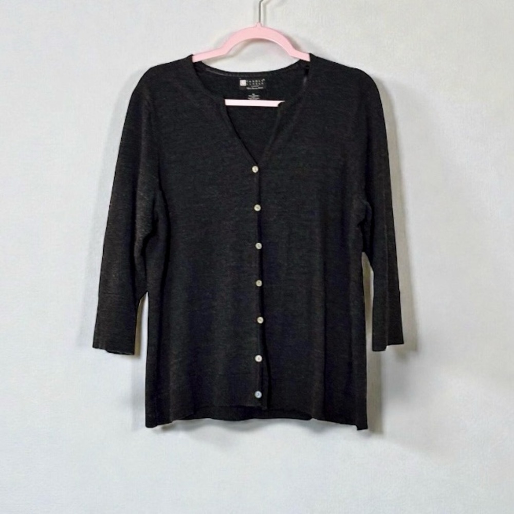 Merino Button-Up Cardigan